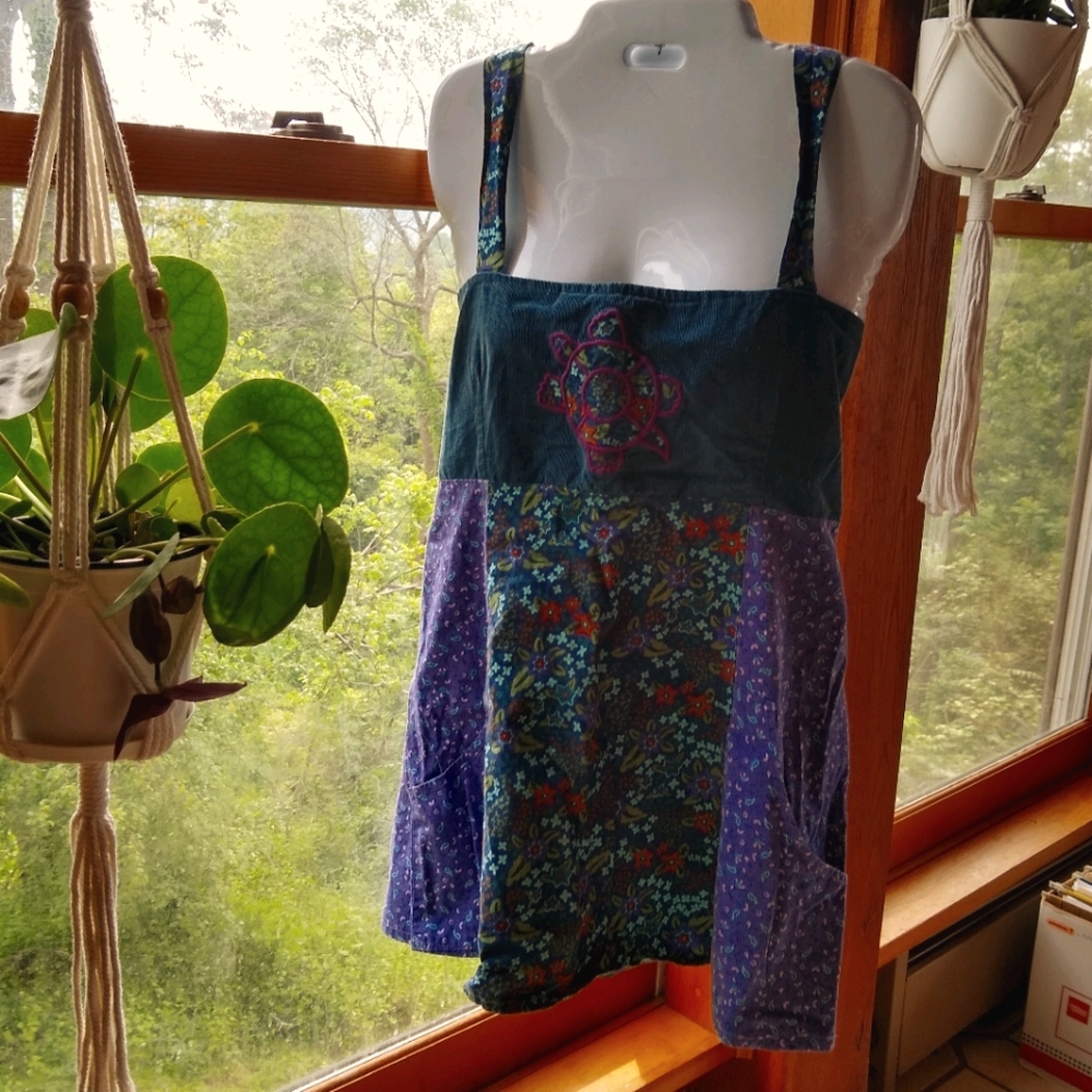 Boho Festival open back top